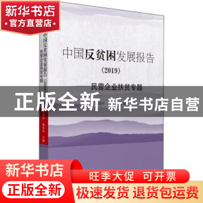 正版 中国反贫困发展报告:民营企业扶贫专题:2019 向德平,黄承伟高清大图