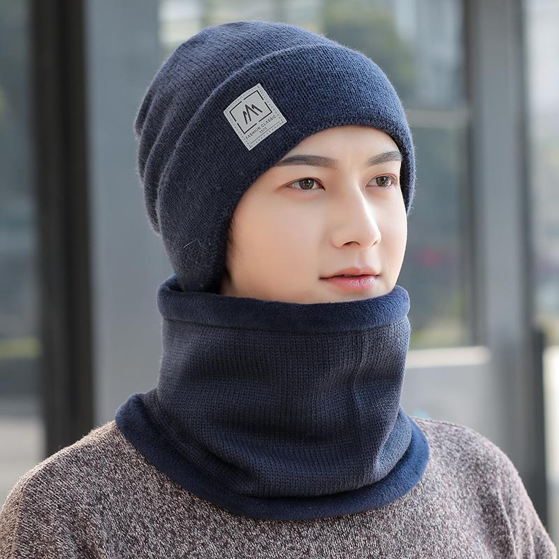 鳄鱼正品帽子男冬针织帽加厚保暖毛线帽套头秋潮棉韩版男防寒