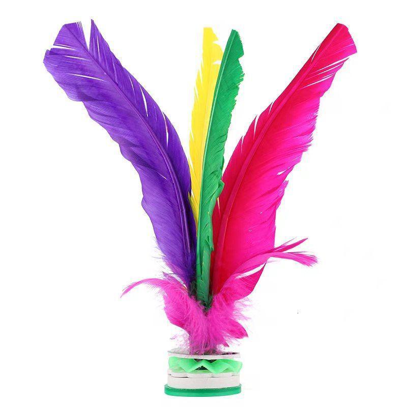 毽子成人小学生毽球耐踢幼儿园女羽毛腱子运动比赛专用鸡鹅毛键子视频