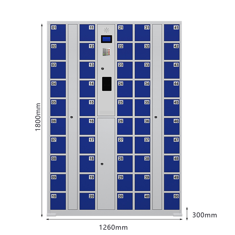 臻远 ZY-SJGB-11 智能手机柜电子设备寄存柜储物柜 50门刷卡款高清大图
