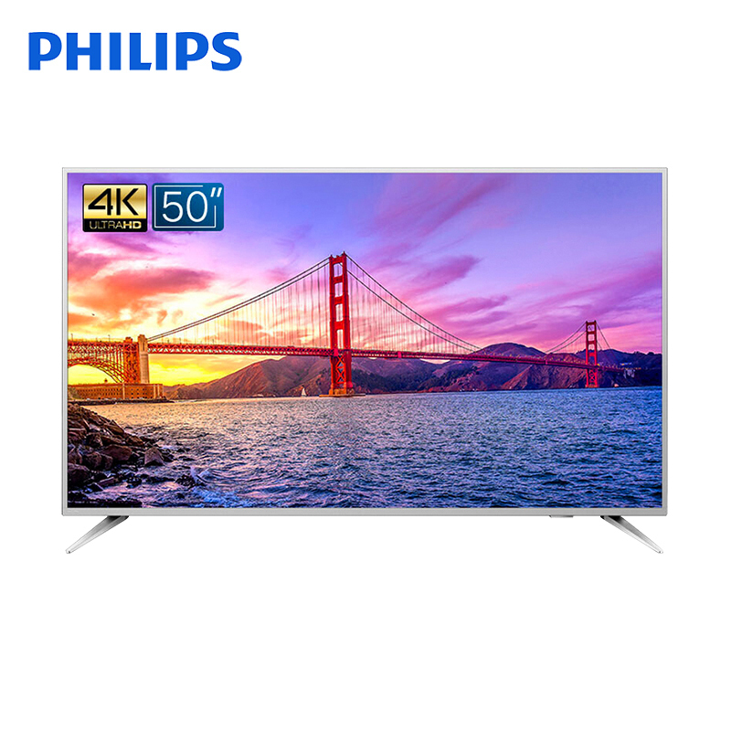 飞利浦(PHILIPS)50英寸 护眼抗蓝光 超薄 AI人工智能语音 4K网络智能液晶平板电视 50PUF7593/T3