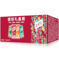 包邮 真果粒缤纷礼盒装250g*24包整箱 牛奶饮品