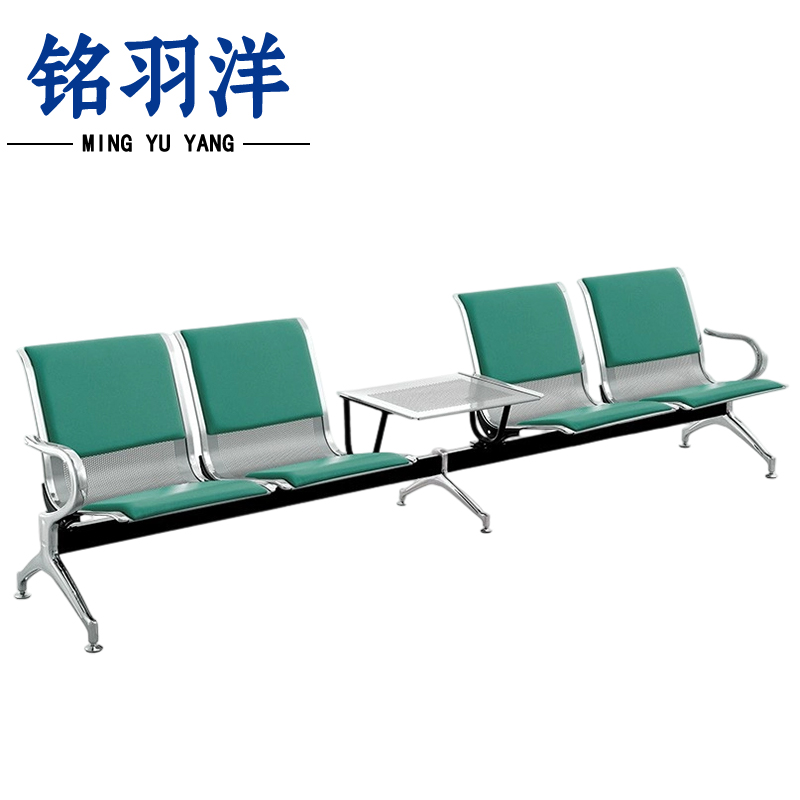 铭羽洋长排椅带桌2850*650*760mm张高清大图