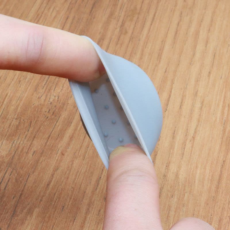 椅子脚套耐磨凳子腿套防滑木地板保护套桌子腿垫硅胶桌椅脚垫 方-蓝灰色24只装[适合长宽3.3-4.5cm]图片