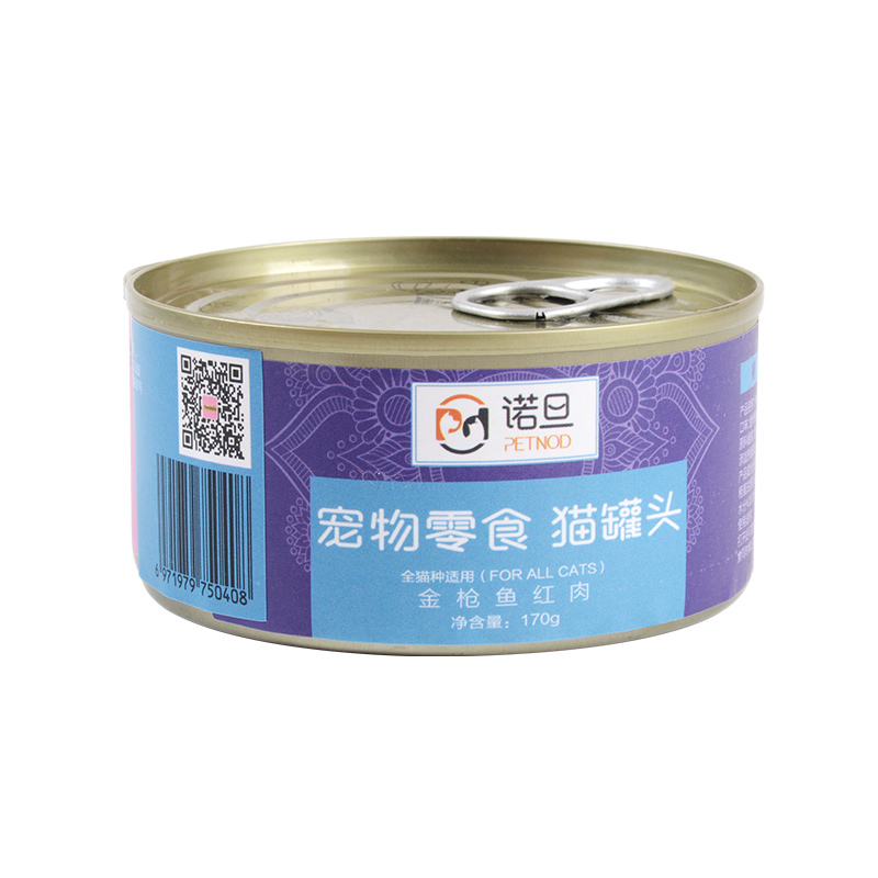 诺旦猫罐头猫零食猫湿粮大罐三种口味金枪鱼鸡肉虾蟹(混发联系客服)大罐量足肉多(发货迅速)高清大图