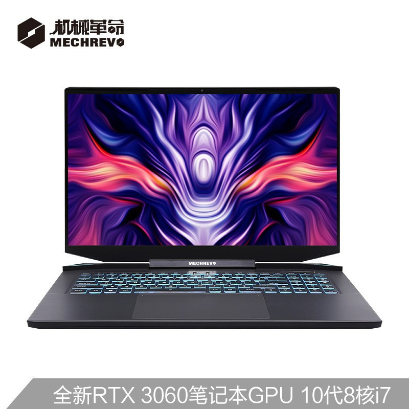 机械革命（MECHREVO）钛钽PLUS 17.3英寸游戏本笔记本电脑（十代i7-10870H 16G 512G RTX3060/6G 144Hz 72色域