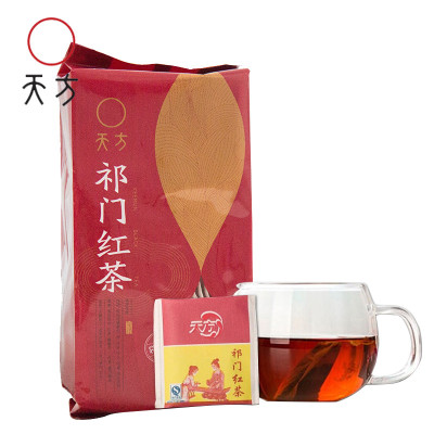 天方祁门红茶袋泡装135g 小茶包 功夫红茶 小袋泡内含小袋
