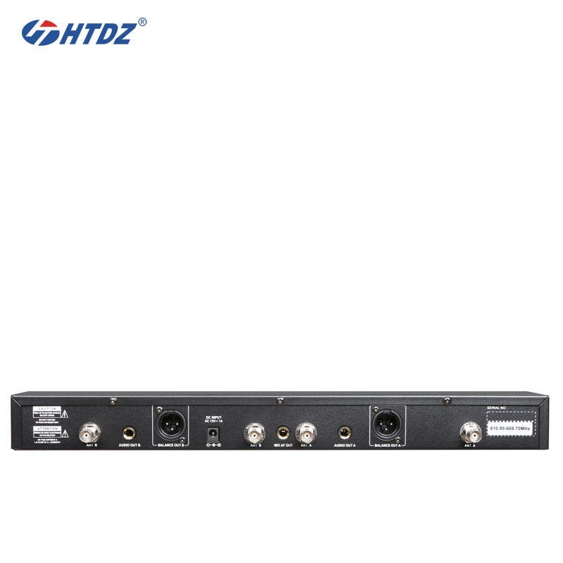 真分集双通道无线会议话筒HT-ES9912高清大图