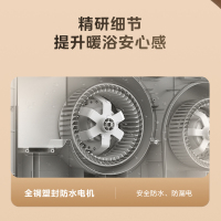 美的浴霸风暖排气扇照明一体双电机浴室卫生间集成吊顶取暖芯N2