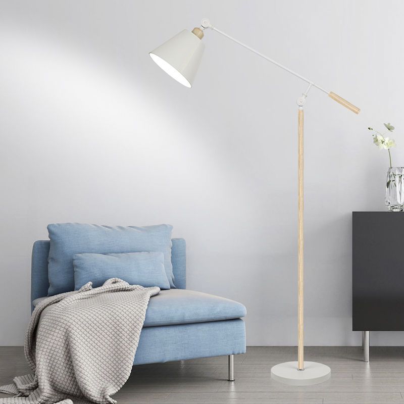 落地灯卧室床头立式灯护眼学习创意现代简约家用书房灯led灯