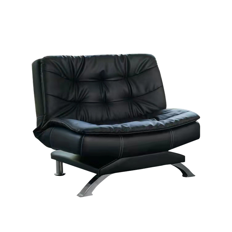 匡大 办公沙发 皮艺沙发 办公室休息沙发 折叠午睡沙发床 牛皮 单人位 KDT793高清大图