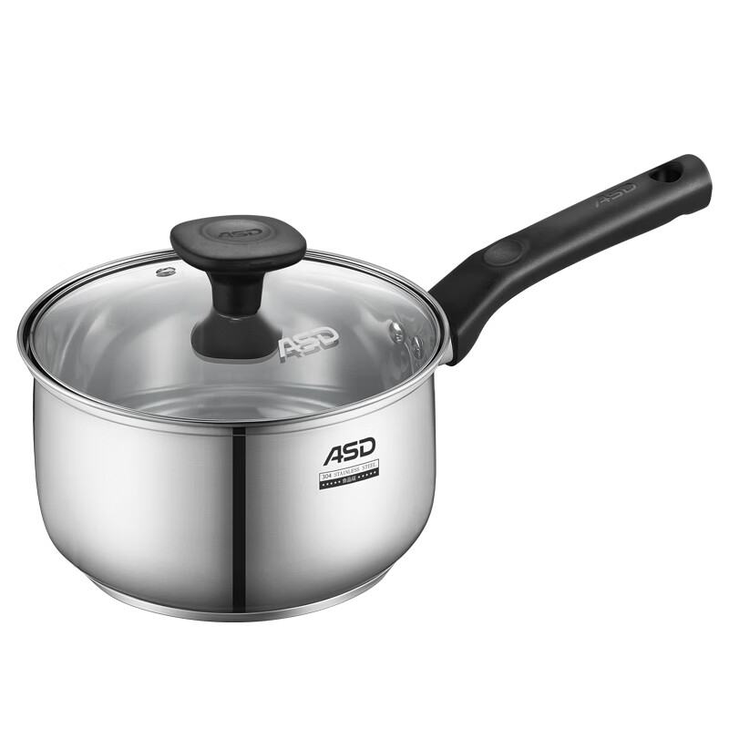 爱仕达NS18B1PD 不锈钢复底奶锅18cm