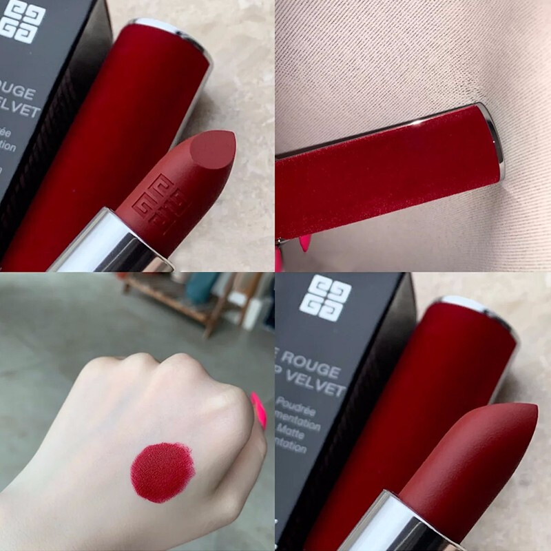 [节日礼物]纪梵希(GIVENCHY)美炸红丝绒口红 N37 复古砖红色 哑光唇膏 气质女王