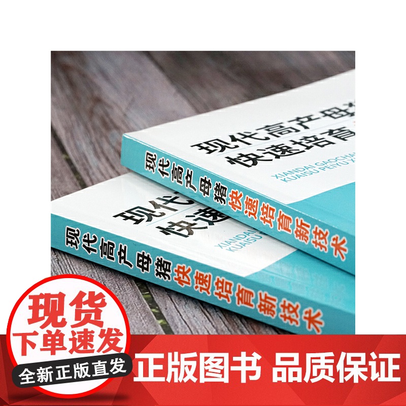 现代高产母猪快速培育新技术 李连任 化学工业出版社 正版书籍高清大图