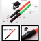 龙盾交通指挥棒荧光棒手持红蓝爆闪led发光警示棒 54cm红色 绿色 红蓝充电款