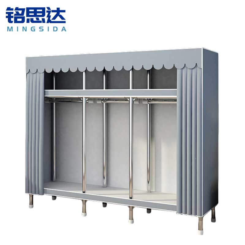 铭思达简易布衣柜1.6米个高清大图