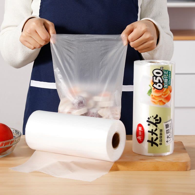美丽雅 大大卷强韧型保鲜袋小号30x20厘米x650只装图片