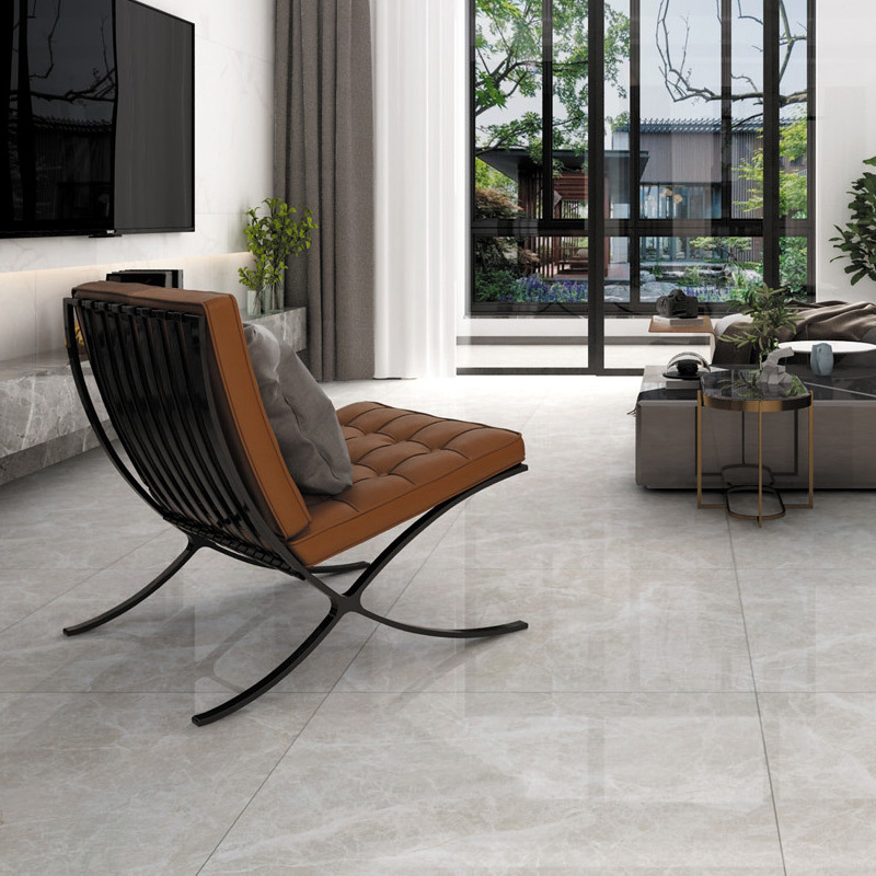 斯米克瓷砖铂晶大理石卡瑟灰客厅餐厅地砖800800防滑耐磨通体砖