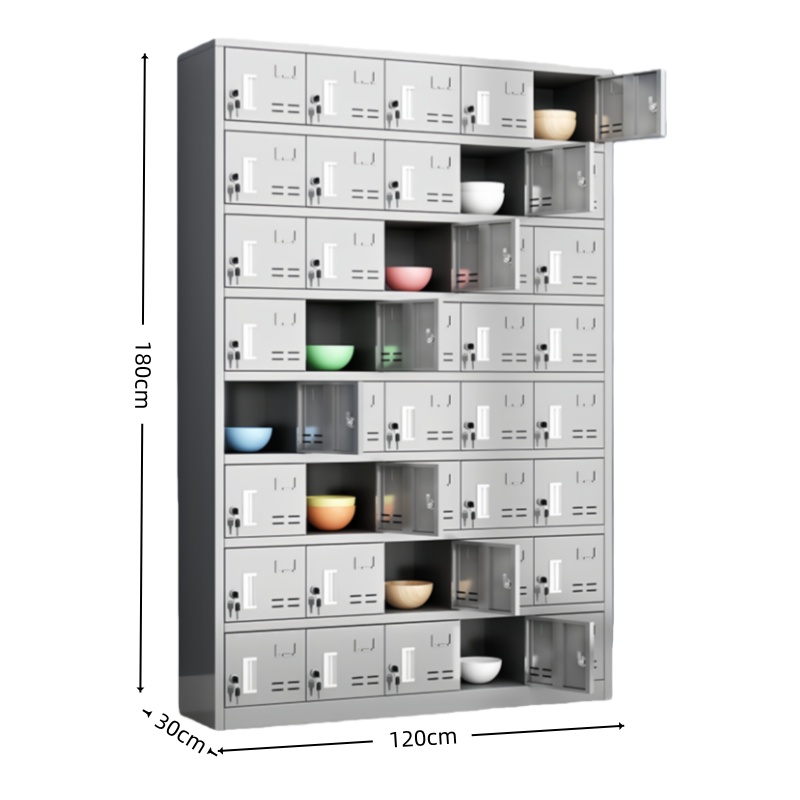 智叶舟不锈钢碗柜40门1200*300*1800mm台高清大图