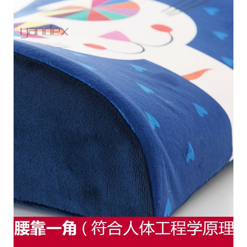 适用于椅子靠背办公室腰靠汽车腰枕护腰靠垫卡通可爱抱枕夏座椅腰垫靠枕