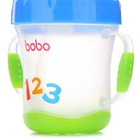 乐儿宝(bobo)安全软嘴杯PP学饮杯水杯水壶 170ML橙色 适用年龄6个月以上