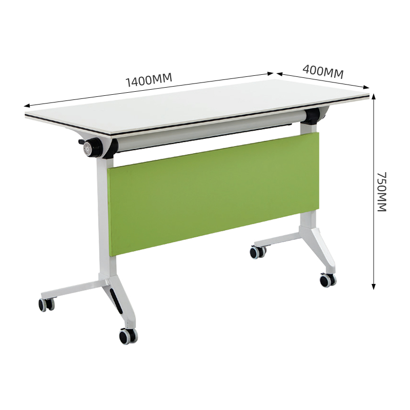 臻远 ZY5041708 折叠办公桌可移动办公桌员工培训桌 A款1.4米高清大图