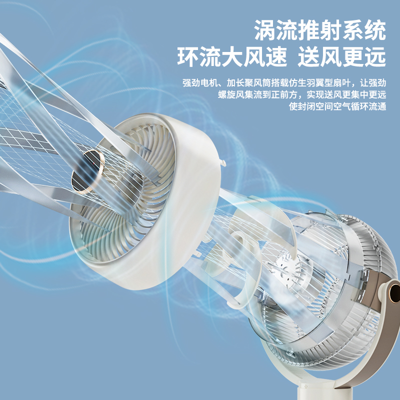 苏宁宜品空气循环扇2301AHY-3D遥控款