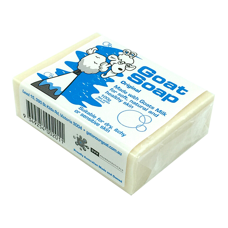澳洲进口Goat Soap手工山羊奶皂原味香皂100g/块 保湿补水 滋润营养 深层清洁 各种肤质通用高清大图