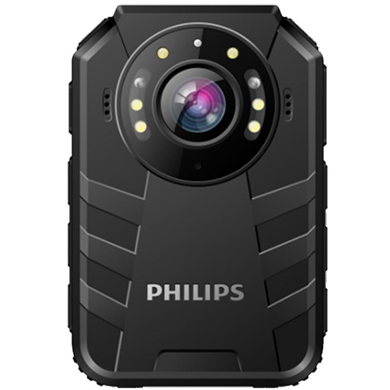 飞利浦(Philips) VTR8410 北斗+GPS定位 4G高清便携式佩带 摄像装置 (计价单位:台) 黑色高清大图