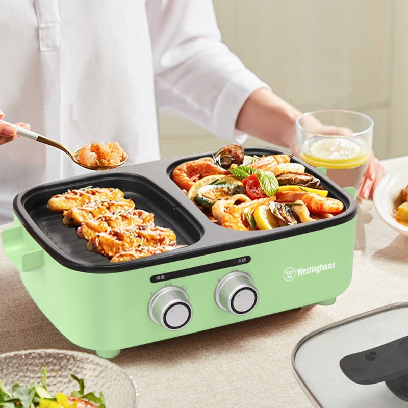 西屋(WESTINGHOUSE) WSC-1201C 多功能烤涮一体锅高清大图