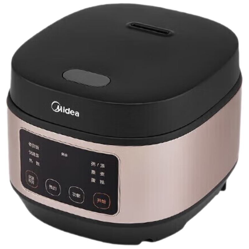 美的(Midea)电饭煲小型前置大屏面板24小时预约多功能微压小米粥家用智能电饭锅 MB-AFB3061R