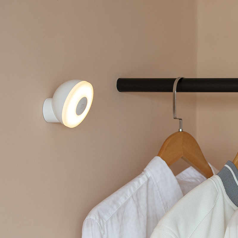 小米米家夜灯2光敏红外人体感应床头灯婴儿喂奶灯起夜灯可挂可贴