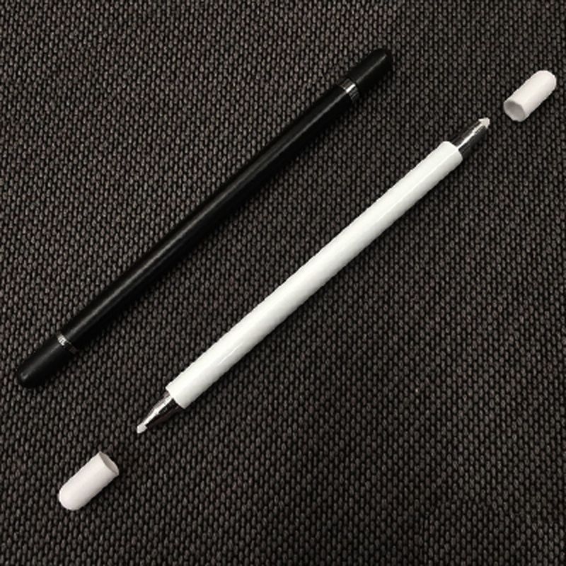 双头笔白色无笔夹4个笔芯细头电容笔苹果ipad触控屏笔安卓手机平板