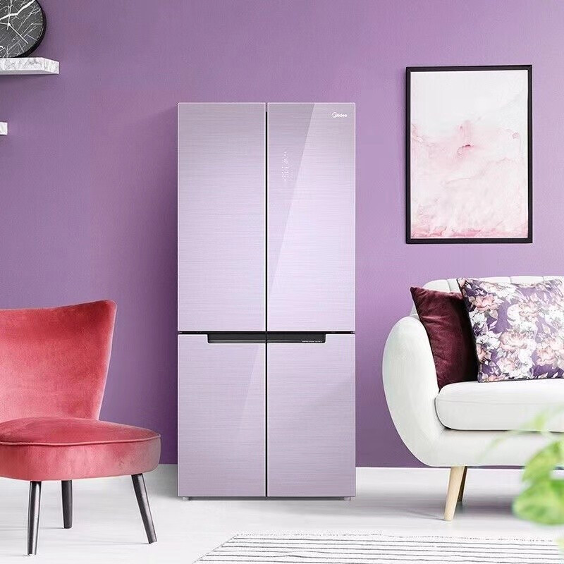 美的冰箱 bcd-515wgpm 星河紫