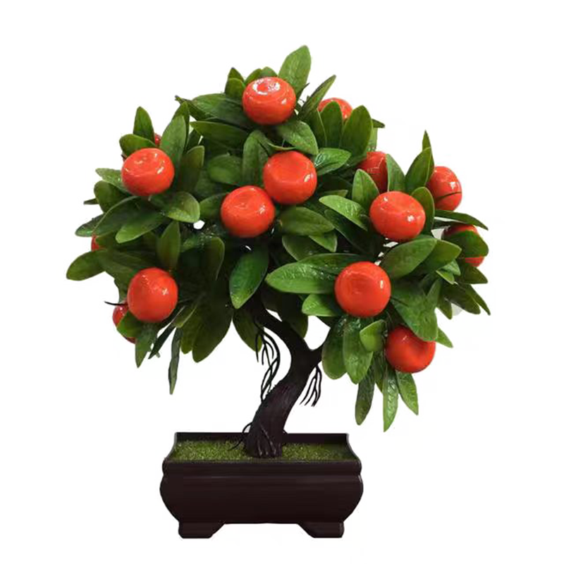 锦瑞星仿真花桔子摆件E3-A件