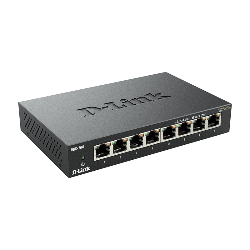 友讯(DLINK)铁盒 交换机8口千兆 DGS-108(单位:个)