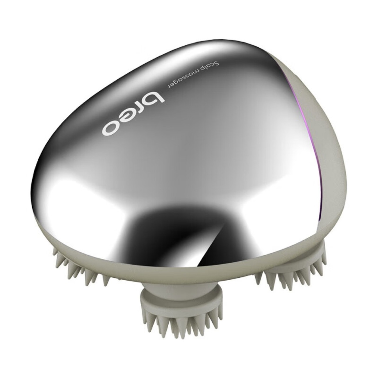倍轻松(breo)肩颈按摩器 头皮按摩器Scalp 2m 银色高清大图