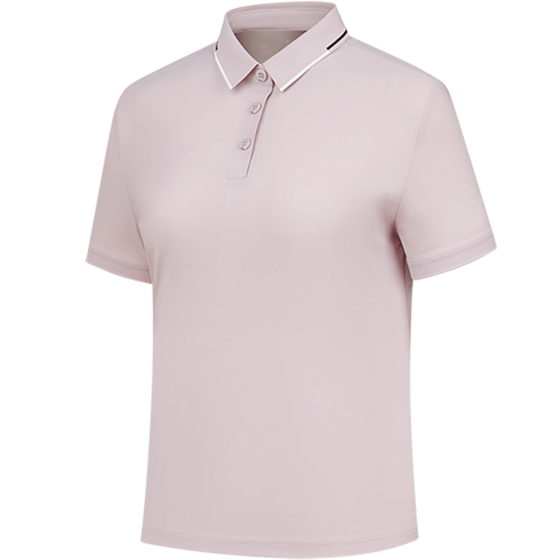 乔丹 女款短袖T恤衫运动POLO衫 夏季冰感防晒衣 薄雾紫 QTEHS2253034S图片