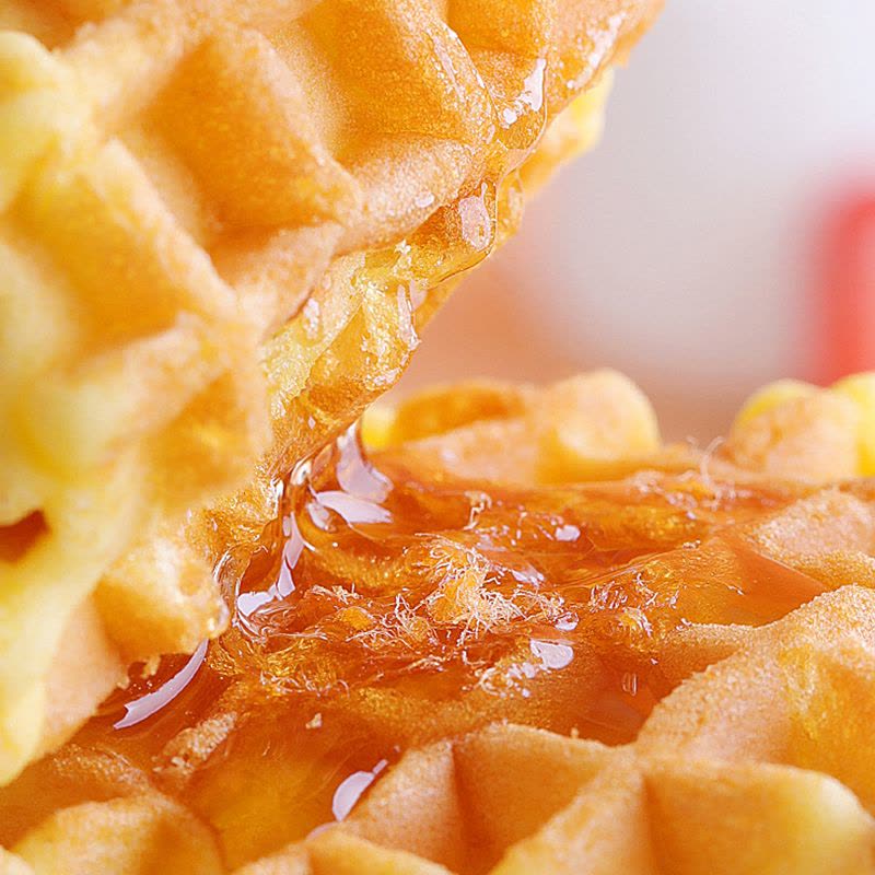 佬食仁 [肉松沙拉味夹心软华夫饼400g/箱] 早餐速食面包蛋糕点心小吃休闲零食品图片