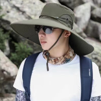 趣游帮 超大檐帽顶可拆卸披肩防晒帽