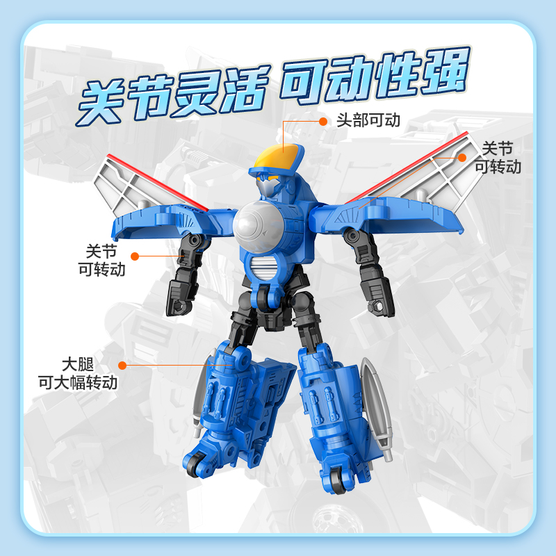 青春版咖宝车神变形汽车玩具官方旗舰店正品合体机器人骑士高清大图