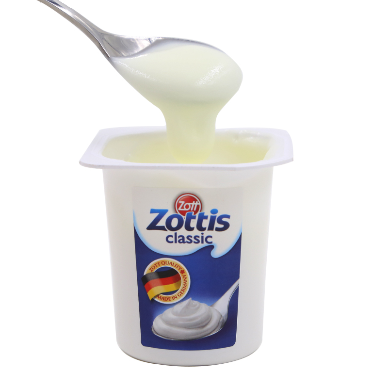 zott卓德低脂热处理风味发酵乳 (原味)115g*12杯 德国进口酸牛奶礼盒装高清大图