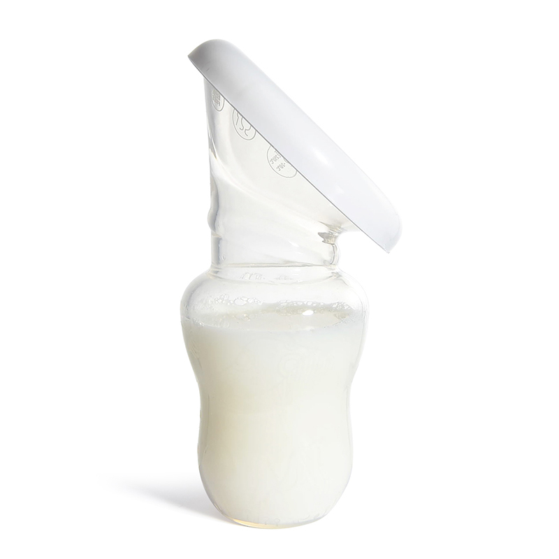 新贝吸奶器手动吸力大母乳收集器硅胶集奶神器产妇接奶集乳器8755高清大图