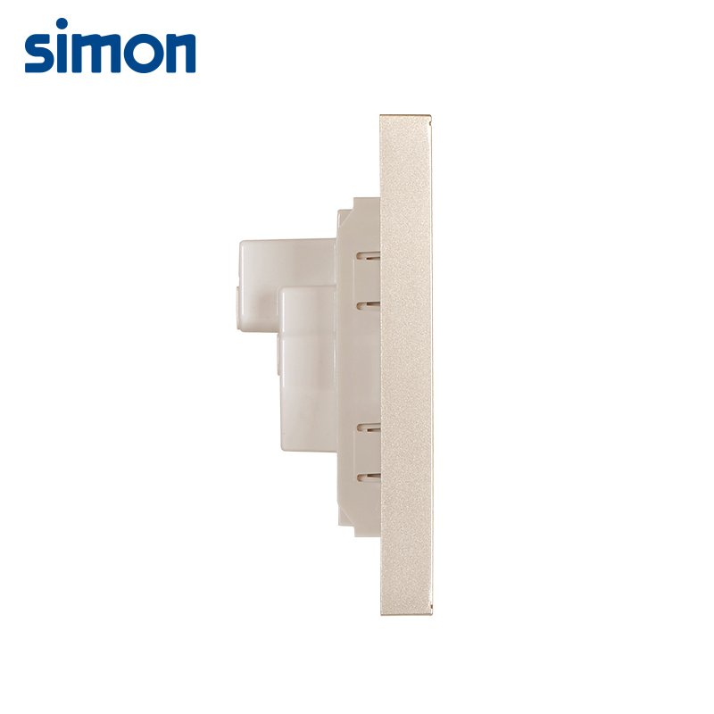 西蒙(simon)E6系列香槟金16A空调插座 电热水器插座面板721681-46