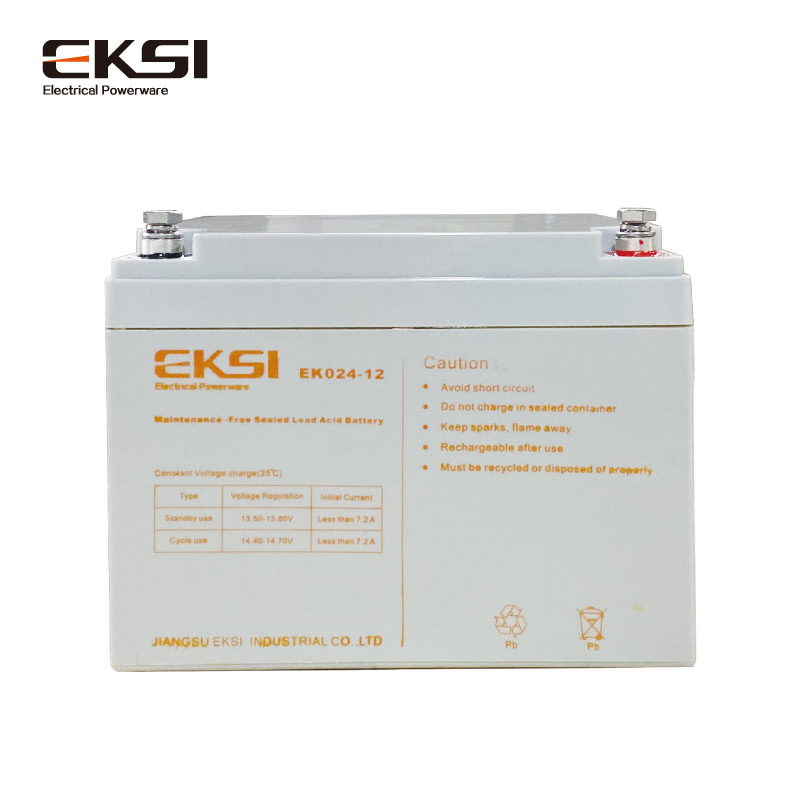 爱克赛(EKSI)ups 蓄电池EK024-12(12V24AH) 全新正品 阀控式铅酸免维护(7-10个工作日发货)高清大图