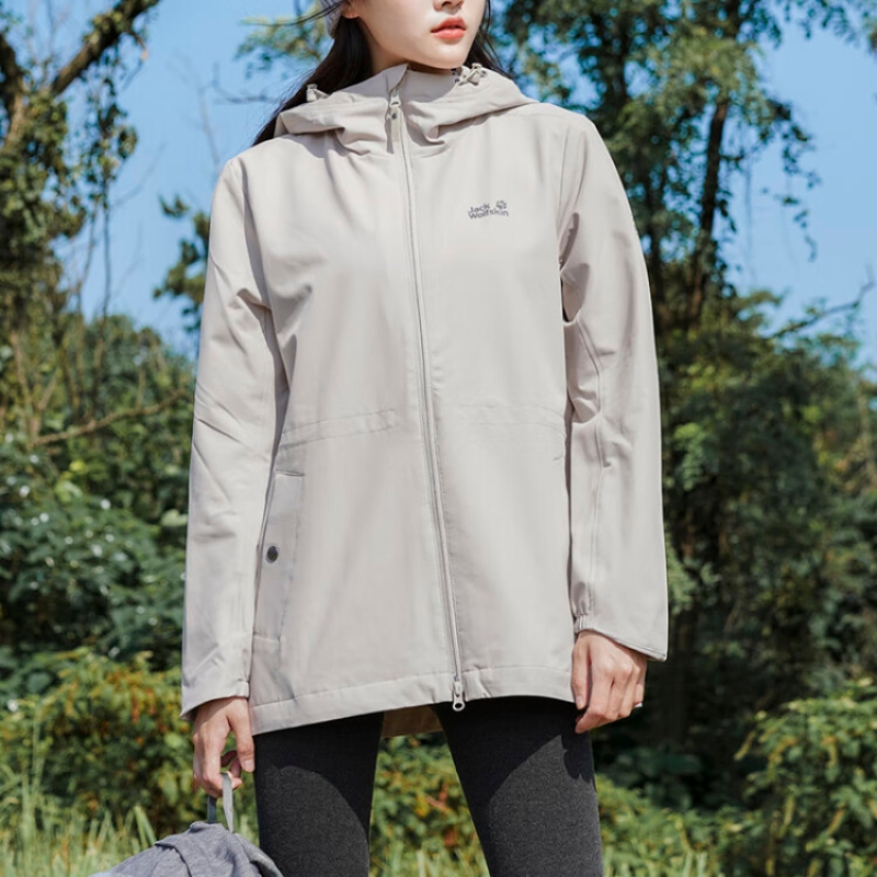 JackWolfskin狼爪舰店女装上衣2022冬季新款运动服户外徒步登山训练透气休闲夹克外套 5321141-6260