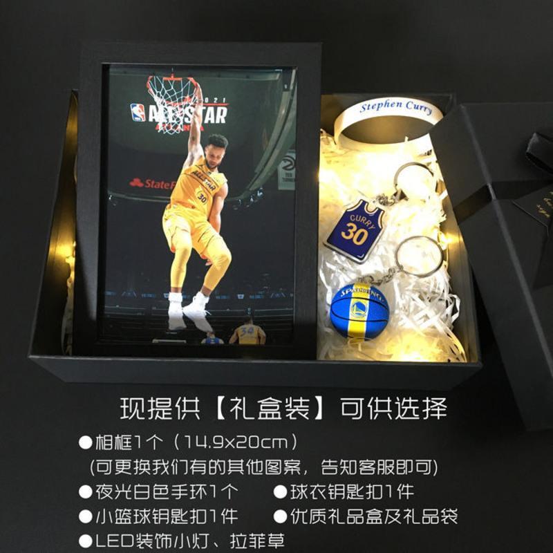 杨詹姆斯科比库里艾弗森莫兰特nba篮球周边相框海报挂画摆件科比0114