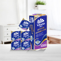 维达(Vinda) 卷纸 蓝色经典4层130克*10卷卫生卷筒纸 纸巾4层加厚易降解