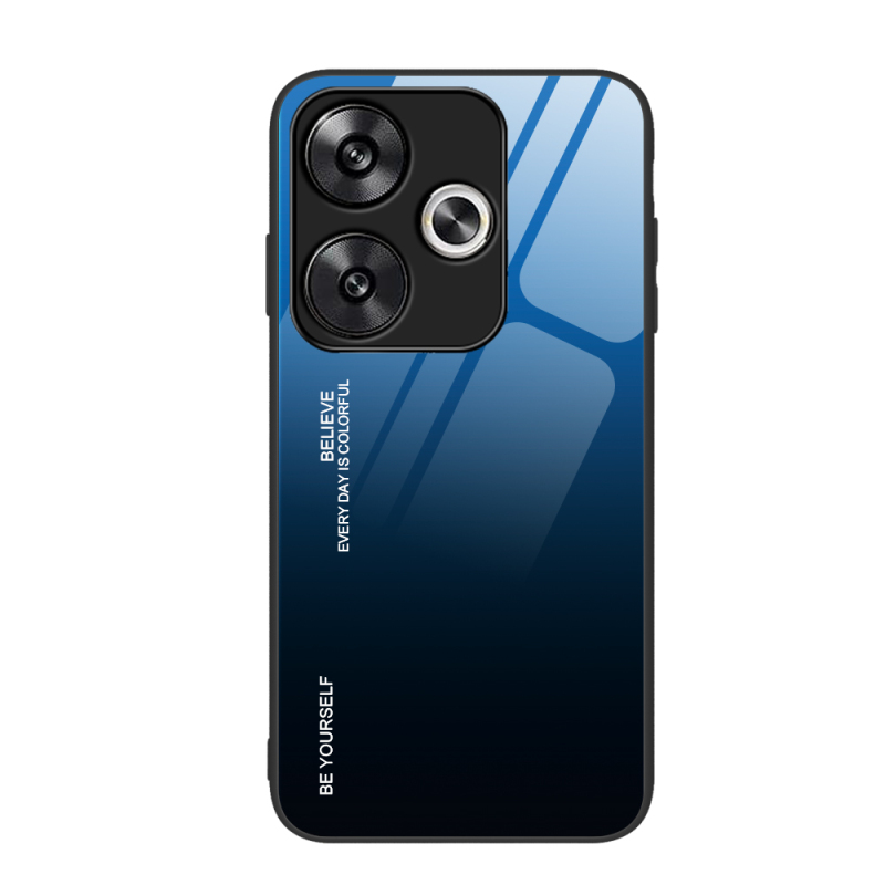 小米pocoF6纹理手机壳pocoF6pro手机套硅胶全包边保护壳防摔渐变玻璃网红壳