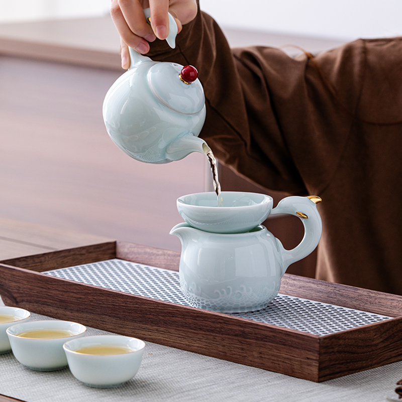 八方礼BFL2025-3腾跃10入茶具茶壶*1茶海*1茶杯*6茶漏*1茶托*1(单位:套)高清大图